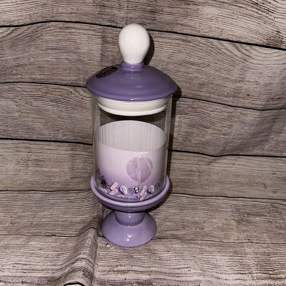 Cobwebs & Cauldrons Skull Purple‎ Halloween Candy Jar - Picture 6 of 7